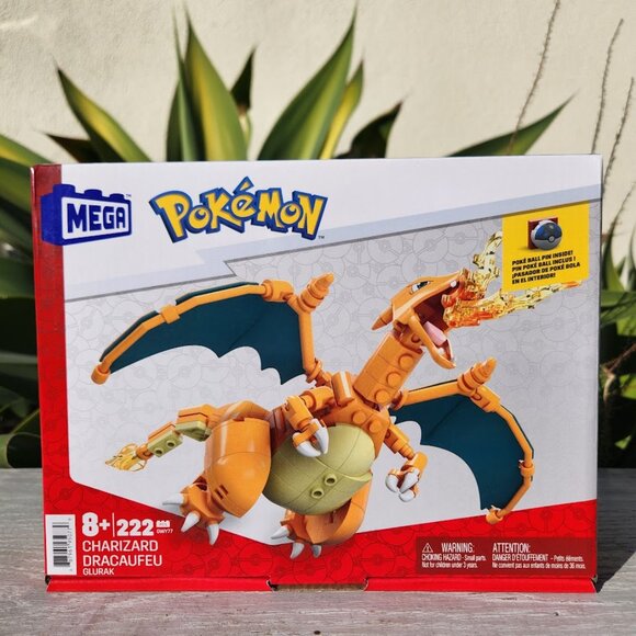 NEW CHARIZARD MEGA Pokémon Action Figure Building Toys Set LEGO COMPATIBLE 222 P - Picture 1 of 16